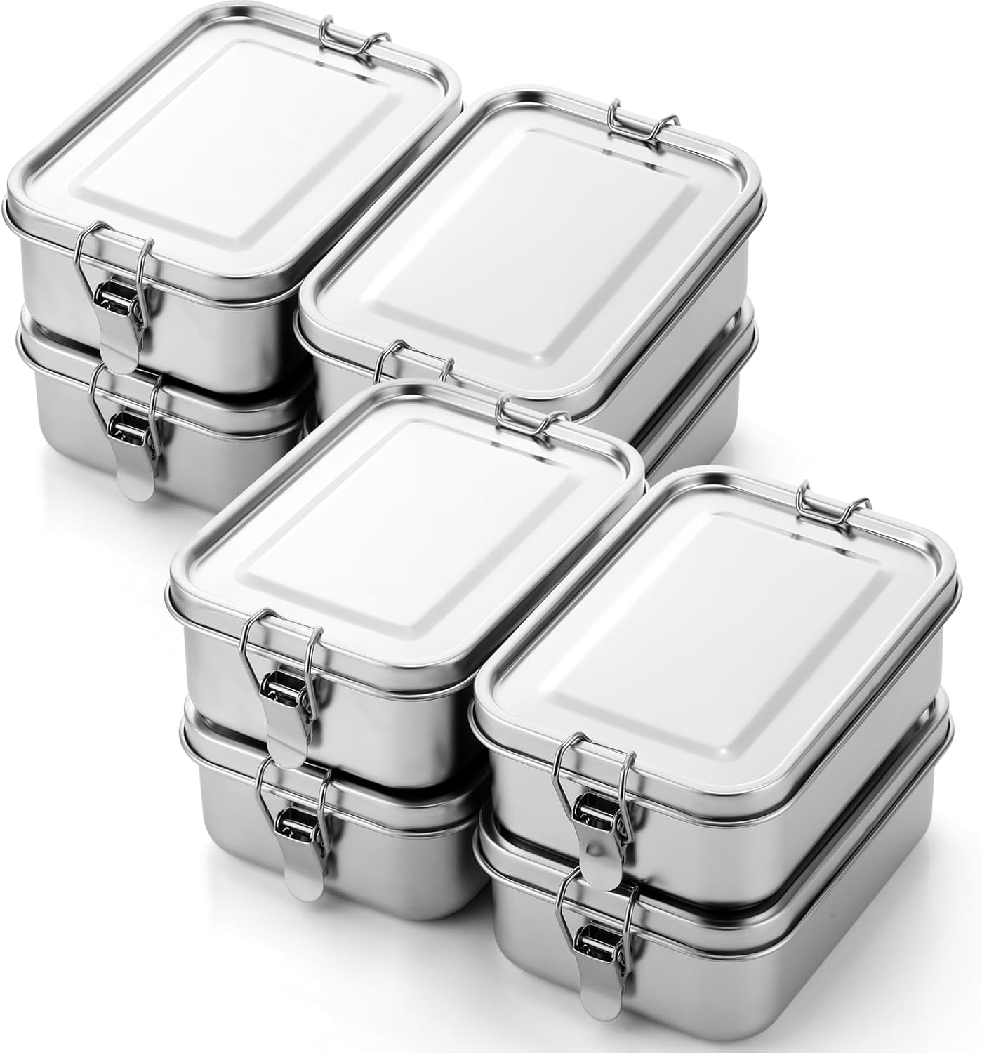 Umigy 8-piece stainless steel food storage containers